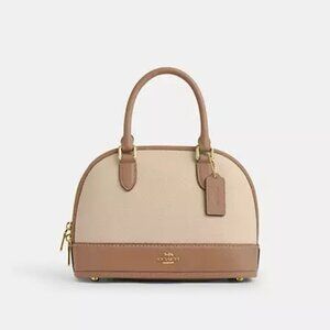 NWT Coach Sabrina Satchel Bag In Colorblock (CAM56)